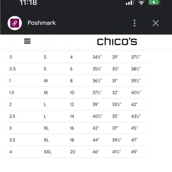 CHICOS Platinum Blue Jeans with Blue Floral Embroidered Back Pockets - Picture 11 of 11